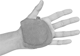 Image of ProductInUse. Front orientation. Palm Protectors. Vibration-Damping Palm Protectors, Style A.