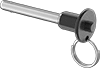 Knob-Grip Locking Quick-Release Pins