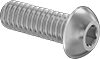 18-8 Stainless Steel Button Head Hex Drive Screws