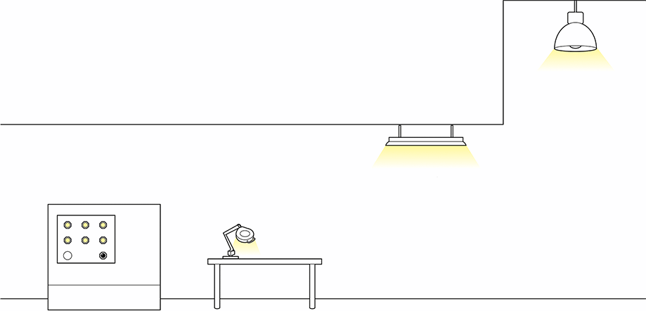 Different brightness levels for light bulbs
