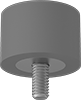 Threaded Bumper with Stud