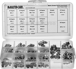 100-Piece Grease Fitting Assortment