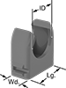 Plastic Routing Clamp