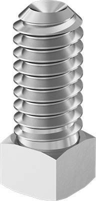 Super-Corrosion-Resistant Thread Size 1/2-13 Thread Size 1/2-13 FastenerParts 316 Stainless Steel Square Head Set Screw 