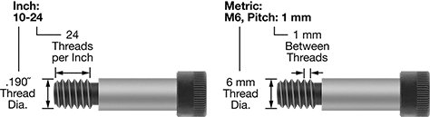 1 x M5 x 6mm x 10mm h8 GROUND SOCKET SHOULDER BOLT MADE BY UNBRAKO 1105364 R21