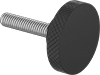 Comfort-Grip Threaded-Stud Knobs