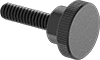Steel Raised Knurled-Head Thumb Screws