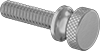 Brass Flared-Collar Knurled-Head Thumb Screws