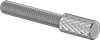 Metric Narrow Knurled-Head Thumb Screws