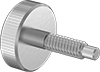 Stainless Steel Knurled-Head Extended-Tip Thumb Screws