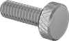 Brass Low-Profile Knurled-Head Thumb Screws