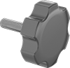 Metric Large-Grip Plastic-Head Thumb Screws