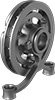Impact-Resistant Chain-Operated Wheels for Overhead Valves