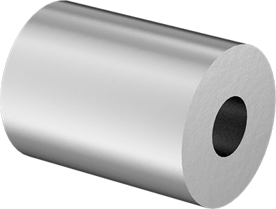 4 x 6mm Aluminium Washer//Spacer 25.4mm id x 50mm ID