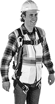 Image of ProductInUse. Front orientation. Fall-Arrest Harness Lanyard Holders.