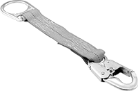 Image of Product. Front orientation. Fall-Arrest Extension Straps. D-Ring Fall-Arrest Extension Straps, D-Ring × Snap Hook, Webbing.