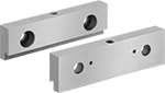Image of Product. Front orientation. Vise Jaws. Milling-Machine Vise Jaws with Changeable Parallels, Jaws.
