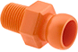 Image of Product. Front orientation. Coolant Hose and Fittings. Loc-Line Coolant Hose and Fittings, Coolant Supply Connectors—Threaded Connection.