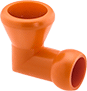 Image of Product. Front orientation. Coolant Hose and Fittings. Loc-Line Coolant Hose and Fittings, Hose Connectors, 90° Elbow.