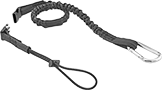 Image of Product. Detachable Elastic Loop. Front orientation. Tool Lanyards. Tool Lanyards, For Hand Tools, Straight Lanyard, Detachable-Elastic-Loop Connection.