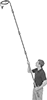 Long-Reach Hand-Held Inspection Mirrors