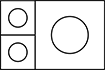 Image of Specification. 2 Small Inserts and 1 Large Insert. Front orientation. For Large Inserts. Wraparound Cable Entry Panels, Surface Mount, For Small Inserts, For 2 Inserts, For 1 Insert.