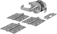 Image of Product. Front orientation. Door Installation Kits. Installation Kits for Single Doors with Locking Handles.