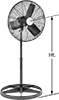 Ultra-Quiet Pedestal Fans