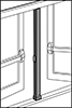 Removable Center Supports for Double Doors