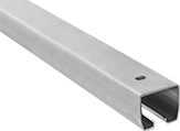 Image of Product. Front orientation. Door Tracks and Fittings. Curved Roller Tracks for&nbsp;Doors,&nbsp;Curtains,&nbsp;and Strip Doors, Tracks, Straight Tracks.