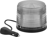 Image of Product. Front orientation. Indicator Lights. Multiple-Flash Strobe Indicator Lights with Vehicle Plug.