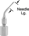 Image of Product. Front orientation. Contains Annotated. Grease Gun Tips. Precision Grease-Dispensing Tips, 45° Angle.