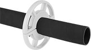 Image of ProductInUse. Front orientation. Hose Supports.