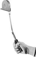 Image of ProductInUse. Use pliers to pull the spring’s load clip to attach an object.. Front orientation. Window Balancers. Overhead-Mount Window Balancers.