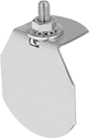 Image of Product. Front orientation. Door Tracks and Fittings. Dust-Resistant&nbsp;Roller Tracks for Doors, Caps.