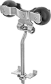 Image of Product. Front orientation. Door Tracks and Fittings. Dust-Resistant&nbsp;Roller Tracks for Doors, Hangers with Bolt, Standard Hangers.