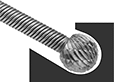 Image of ProductInUse. Side1 orientation. ZoomedIn view. Burs. Flexible-Shank Burs, Ball.