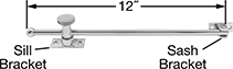 Image of Product. Front orientation. Contains Annotated. Window Openers. Push-to-Open Window Openers.