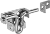 Easy-Grip Lift-and-Drop Barrel Padlockable Slide-Bolt Latches