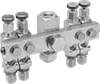 Flow-Adjustment Valve Manifolds for Sealed Systems