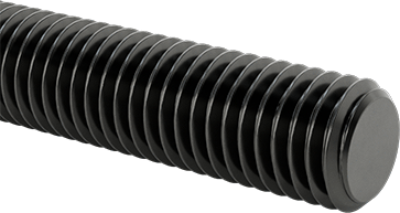 Image of Product. Front orientation. Class 10.9 High-Strength Steel Threaded Rod, M12 x 1.75 mm Thread Size, 1 M Long.
