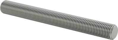 Image of Product. Front orientation. Class 10.9 High-Strength Steel Threaded Rod, M22 x 2.5 mm Thread Size, 200 mm Long.
