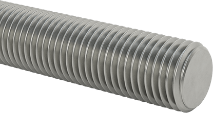 Image of Product. Front orientation. Class 10.9 High-Strength Steel Threaded Rod, M22 x 2.5 mm Thread Size, 300 mm Long.