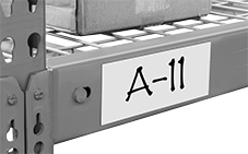 Image of ProductInUse. Front orientation. Labels. Magnetic Dry-Erase Labels .