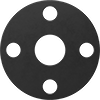 Water- and Steam-Resistant EPDM Pipe Gaskets with Bolt Holes