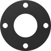 Water- and Steam-Resistant EPDM Pipe Gaskets with Bolt Holes