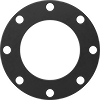Water- and Steam-Resistant EPDM Pipe Gaskets with Bolt Holes
