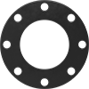 Water- and Steam-Resistant EPDM Pipe Gaskets with Bolt Holes
