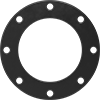 Water- and Steam-Resistant EPDM Pipe Gaskets with Bolt Holes