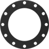 Water- and Steam-Resistant EPDM Pipe Gaskets with Bolt Holes
